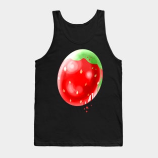 Easter Egg Painted Like A Strawberry For Easter Tank Top